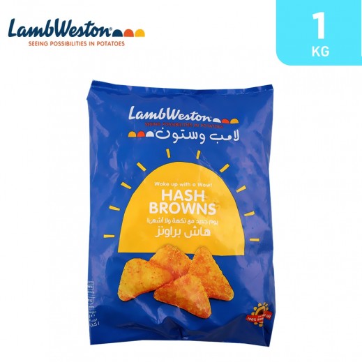 Lamb Weston Potato Hash Browns Triangle 1 KG - delivered by Taw9eel Fast