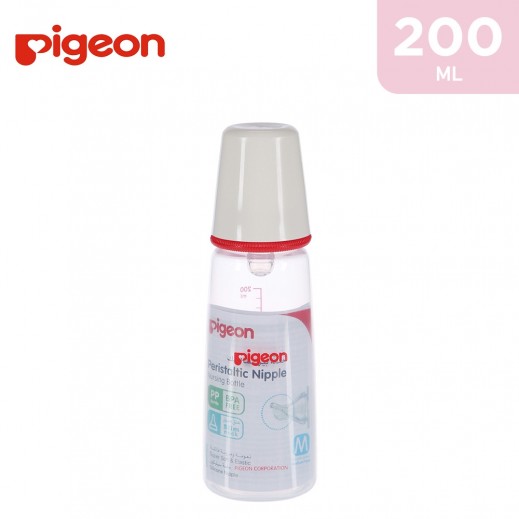 Pigeon Plastic Nursing Bottle 200 ml - delivered by Taw9eel Fast