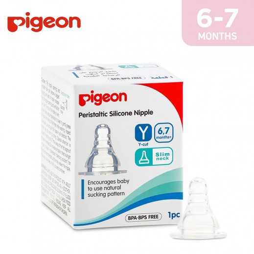 Pigeon Y Cut Nipple 6-7 Months - 1 Piece - delivered by Taw9eel Fast