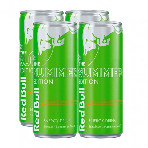 Red Bull Summer Edition Curuba Elderflower Drink 4×250 ml