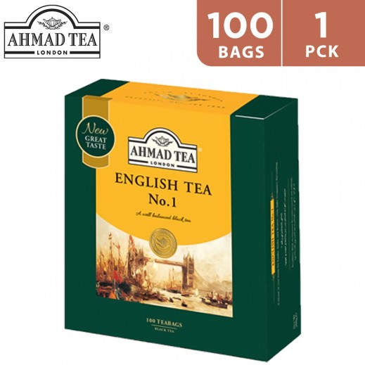 Ahmad Tea English Tea No.1 2 g (100 Tea Bags) - delivered by Taw9eel Fast