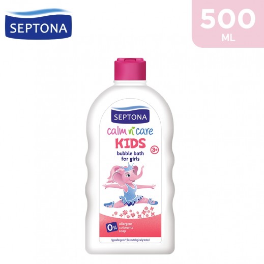 Septona Calm Care Kids Bubble Bath For Girls 500 ml - delivered by Taw9eel Fast