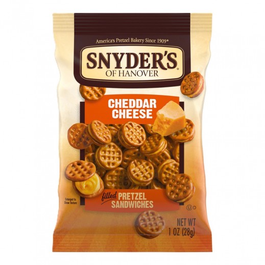 Snyder's Cheddar Cheese Pretzel Sandwiches 28g