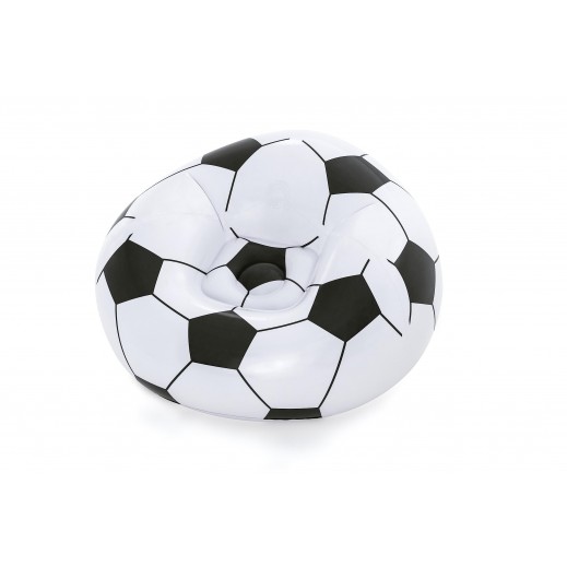 Bestway 1.14M X 1.12M X 66 Cm Beanless Soccer Ball Chair 6+