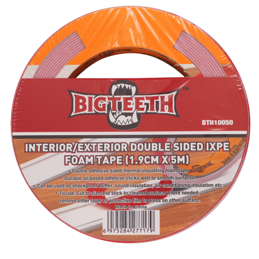 Bigteeth Double Sided Foam Tape 1.9cm × 5m