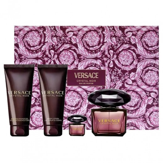 Versace Crystal Noir 4 Piece EDP 90ml Gift Set For Women