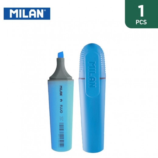 Milan Fluo Marker Blue - 1 Piece - delivered by Taw9eel Fast