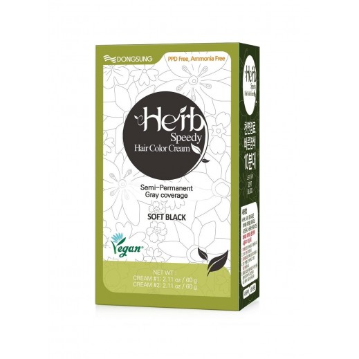 Herb Speedy Hair Color Cream-Soft Black - delivered by Pharmazone Pharmacy - within 2 Hours