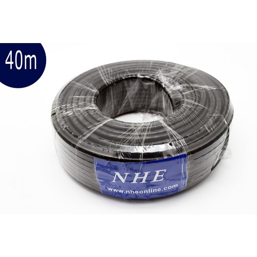 NHE 40 M High Quality Satellite Cable - Black - delivered by Taw9eel Fast