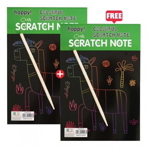 Magic Color Scratch Notebook 1+1 Free