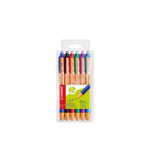 Stabilo Point Ball 6Pcs Wallet