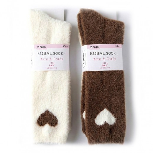 Kobal Socks Warm and Comfy Socks 36-41- 2 Pairs