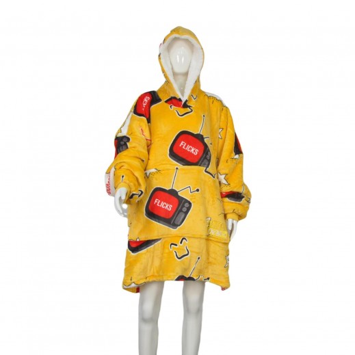 Switch Over Kids Wearable Blanket Hoodie - delivered by Taw9eel Fast