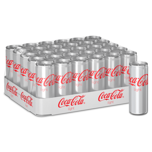 Coca Cola Light Can Carton 30 x 250 ml - delivered by Taw9eel Fast