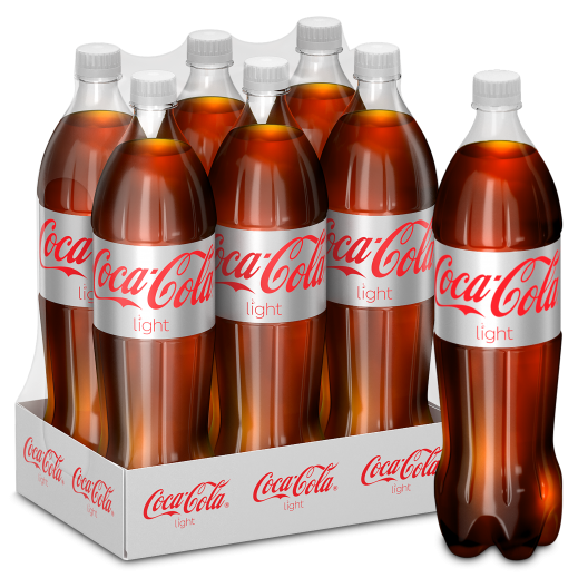 Coca Cola Light Soft Drink Pet 6 × 1.25L