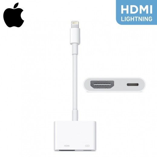 Apple Lightning Digital AV Adapter – White - delivered by Taw9eel Fast