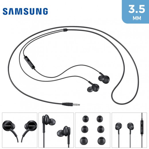 Samsung 3.5mm Wired Earphones - Black - delivered by Taw9eel Fast