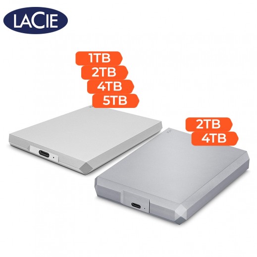 LaCie USB 3.1 HDD External Hard Drive 