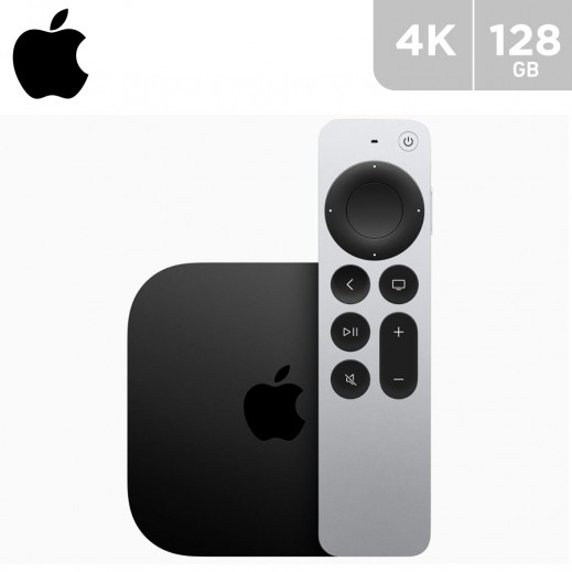 Apple TV 128GB 4K Wi-Fi + Ethernet 2022 - USA Version  - delivered by Taw9eel Fast