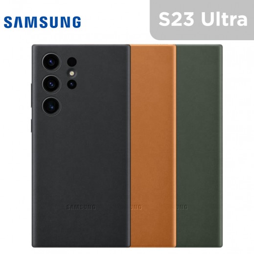 Samsung Galaxy S23 Ultra Leather Cover