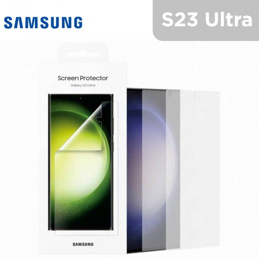 Samsung Galaxy S23 Ultra Screen Protector - Transparent - delivered by Taw9eel Fast