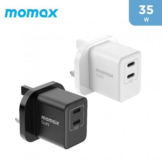 Momax One Plug 35W 2-Port GaN Mini Charger