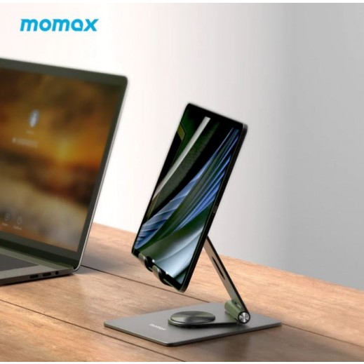 Buy Momax Fold Stand Rotatable Phone & Tablet Stand Grey توصيل