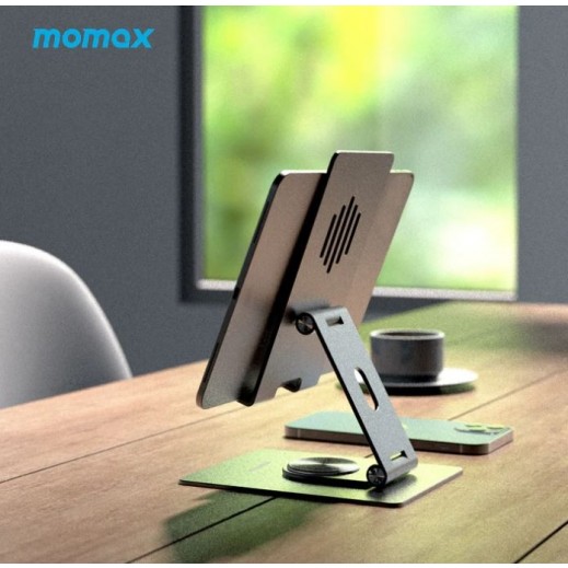 Buy Momax Fold Stand Rotatable Phone & Tablet Stand Grey توصيل