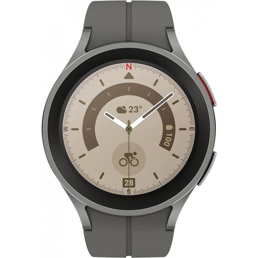 Samsung Watch 5 Pro LTE - Titanium Gray  - delivered by Taw9eel Fast