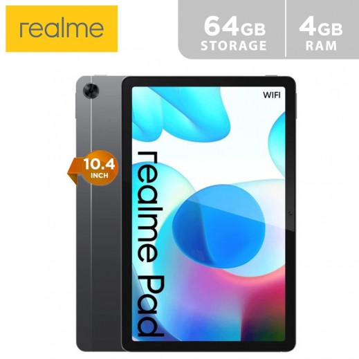 Realme Tab Pad Wi-Fi 10.4 64GB/ 4GB Ram Tablet - Gray