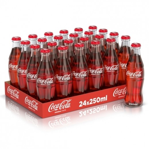 Coca Cola Bottle Carton 24 x 250 ml - delivered by Taw9eel Fast