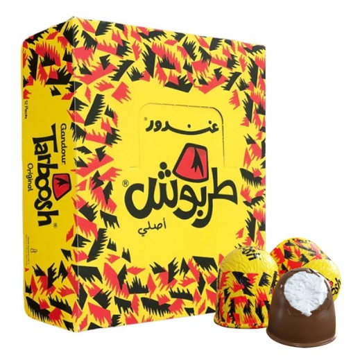 Gandour Tarboosh Chocolate Coated Marshmallow 12 x 80g