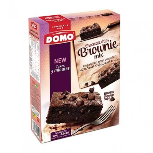 Domo Choco Chips Brownie Mix 500g