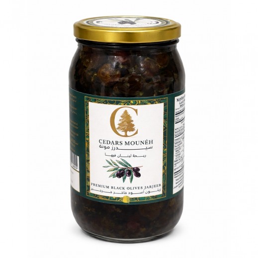 Cedars Mouneh Jarjeer Premium Black Olive 1kg