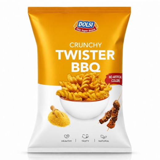 Dolsi Crunchy Twister BBQ Chips 80g