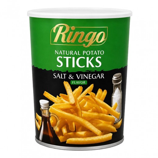 Ringo Natural Potato Sticks Salt & Vinegar Flavor 50g