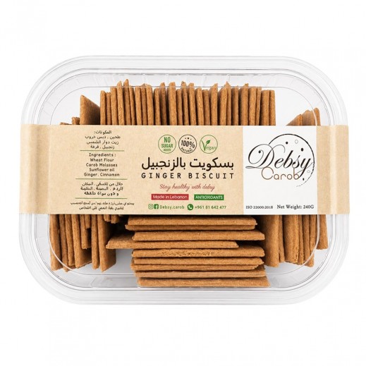 Debsy Carob Ginger Biscuit 240g