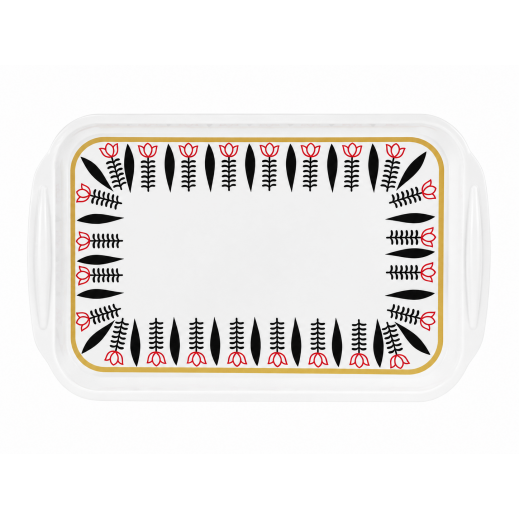 Traditional Serving Tray Black 43*26cm