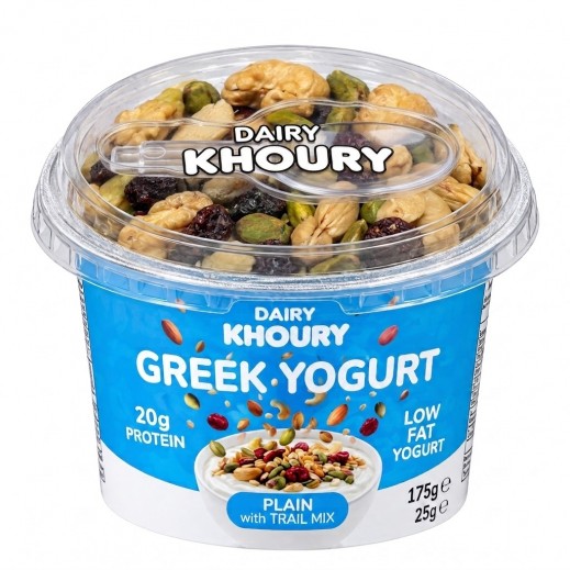 Khoury 20g Protein Greek Yogurt with Mixed Nuts 175g