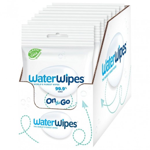 WaterWipes 99.9% Water On the Go 10 x 10 Wipes  - delivered by Taw9eel Fast
