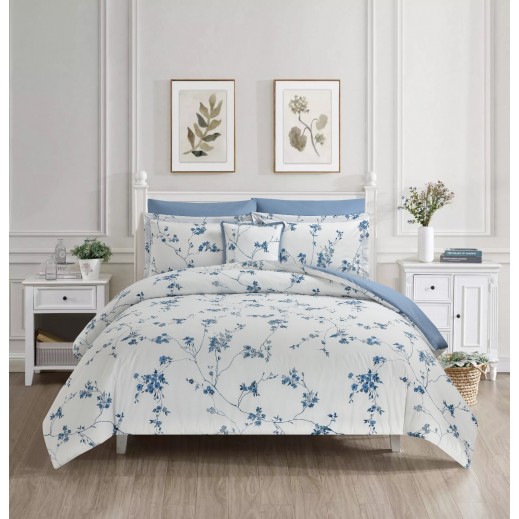 Cannon King Cotton Printed Comforter 260 x 240 cm - 6 Pieces - delivered by Taw9eel within 48 working hour 