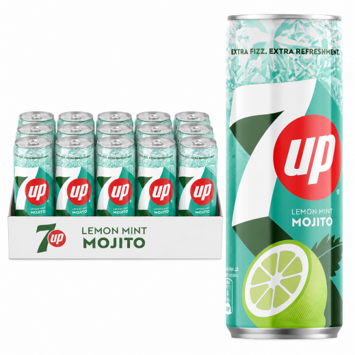 7Up Lemon Mint Mojito 15 × 250ml