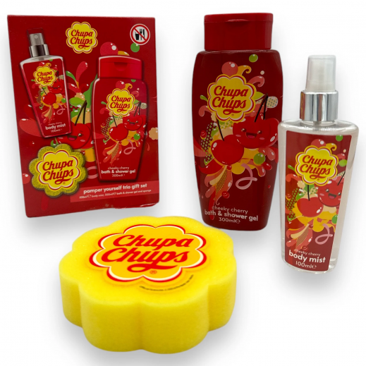 Chupa Chups Bath & Shower Gift Set 3 Pieces