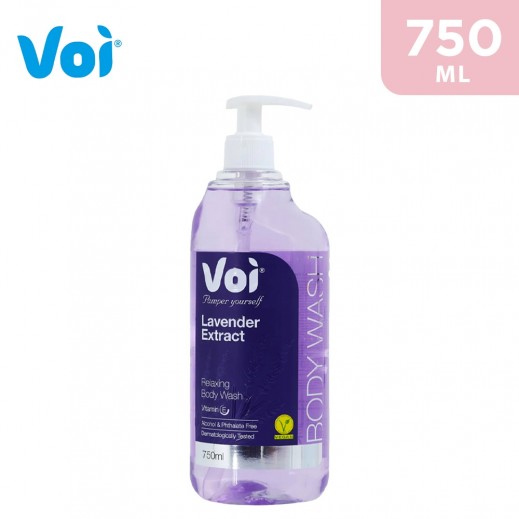 Voi Lavender Body Wash 750 ml - delivered by Taw9eel Fast
