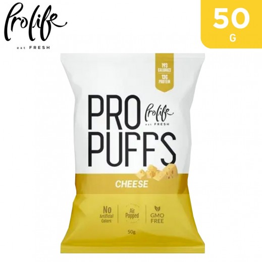 Prolife Cruncho Pro Puffs Cheese 50 g - delivered by Taw9eel Fast