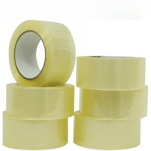 Crown Large Clear Tape 6 Pieces