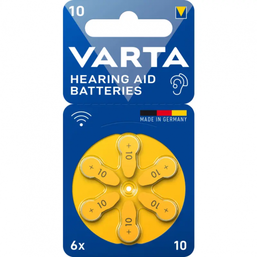 Varta Hearing Aid Batteries - 6 Pieces