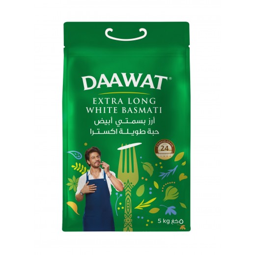 Daawat Extra Long Indian Basmati Rice 5 Kg - delivered by Taw9eel Fast