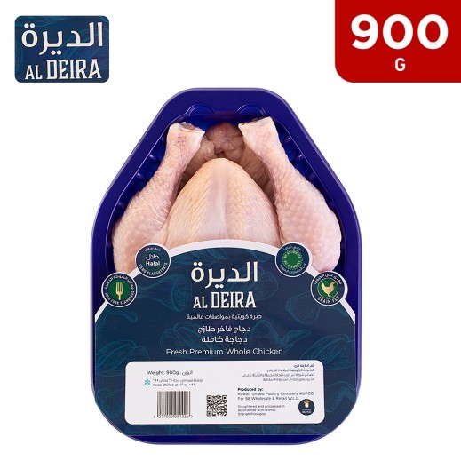 Al Deira Fresh Premium Whole Chicken 900 g - delivered by Taw9eel Fast