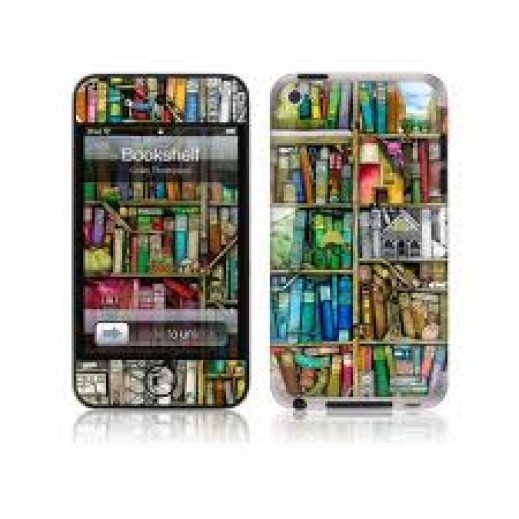 GelaSkins Bookshelf For iPod Touch 4